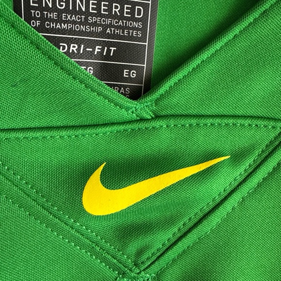 Nike Green and Yellow Men's Jersey - Picture 5 of 7